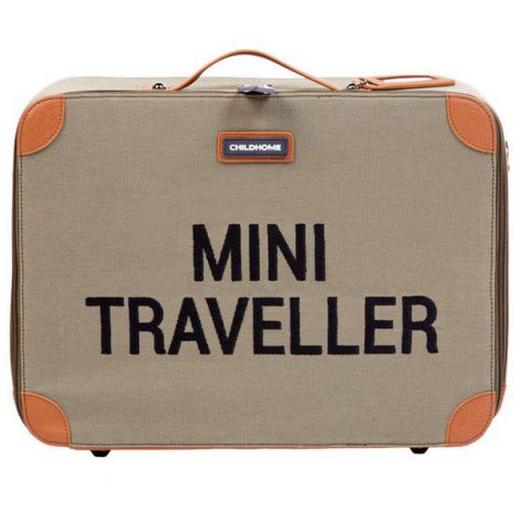 Valiza pentru copii Childhome Mini Traveller Kaki - imagine 9